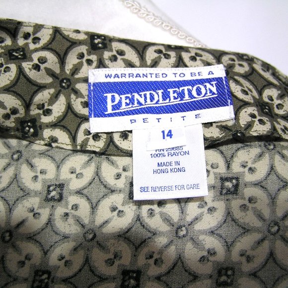 VINTAGE PENDLETON Maxi Skirt 14 Petite - Picture 5 of 5